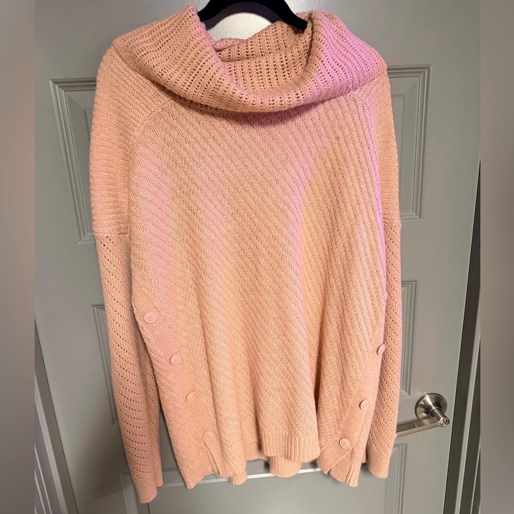 St. John's Bay Soft Blush Cowl Neck Sweater